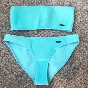TRIANGL strapless swimsuit